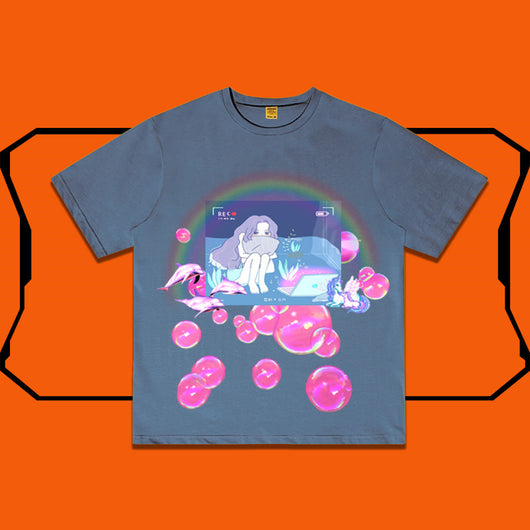 Camiseta Oversize Personalizada de Corte Irregular - Image 8