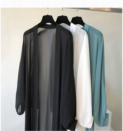 Cardigan Suelto Versátil para Clima Cálido - Image 14