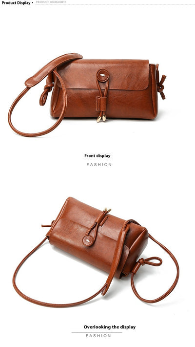 Bolso Bandolera de Cuero Encerado para Mujer - Estilo Fashion - Image 19