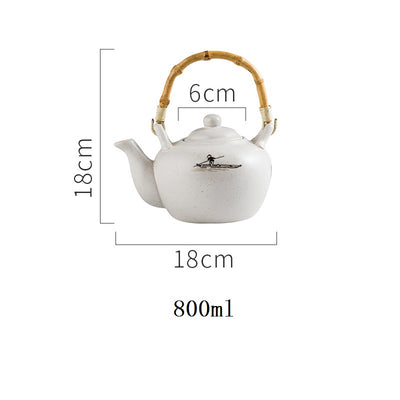 Juego de Tetera y Tazas de Cerámica Japonesa Artesanal - Image 11