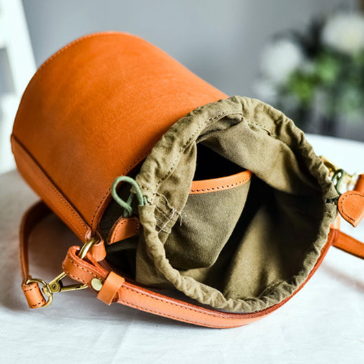 Bolso Bucket Vintage Artesanal para Mujer - Image 3