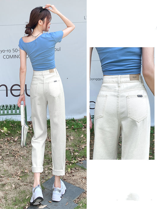 Pantalón Harlan Cintura Alta Pierna Recta para Mujer - Corte Moderno - Image 11