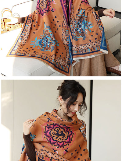 Chal Versátil de Oficina Estilo Coreano para Otoño e Invierno - Image 37