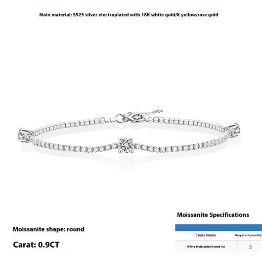 Pulsera Cuadrada de Moda para Mujer - Regalo Elegante de Alto Grado - Image 3
