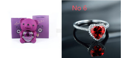 Anillo de Plata S925 Diamante Amor para Mujer Estilo Europeo y Americano - Image 26