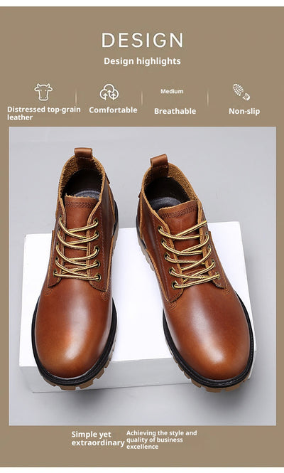 Zapatos Elevadores Premium para Hombre con Plantilla de Cuero Genuino - Image 9