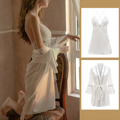 Pijama Verano Mujer Seda Helada Ultrafina con Soporte de Busto - Image 11