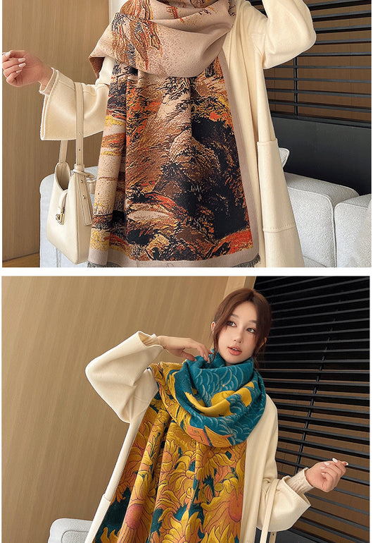 Pashmina Artificial Elegante - Chal de Moda con Estilo Premium - Image 23