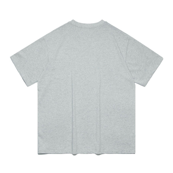 Playera de Manga Corta con Estampado de Letras Cartoon para Hombre