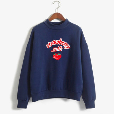 Playera con Estampado de Fresas