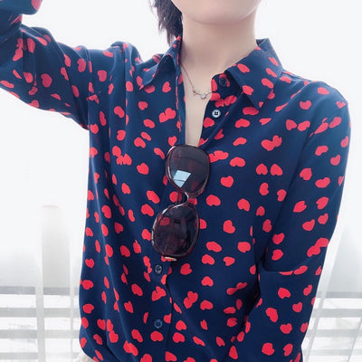 Camisa de Seda Lavada Arena con Botones - Manga Larga Suave y Texturizada