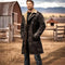 Chaqueta Casual de Gamuza Vintage para Hombre