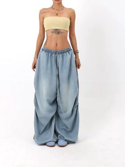 Jeans Vintage Cintura Alta Pierna Ancha Suelta - Image 18