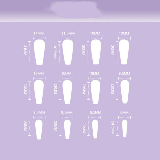 Uñas Adhesivas Degradado Melocotón - Removibles y Reutilizables - Image 8