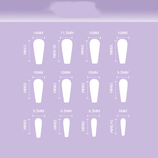 Uñas Adhesivas Degradado Melocotón - Removibles y Reutilizables - Image 2