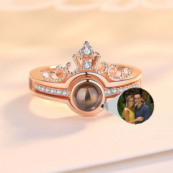 Anillo de Plata 925 con Foto Personalizada y Proyección - Image 10