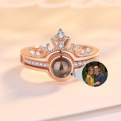 Anillo de Plata 925 con Foto Personalizada y Proyección - Image 10