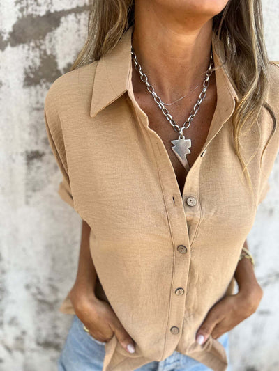 Blusa Casual de Cuello Vuelto para Mujer - Image 21