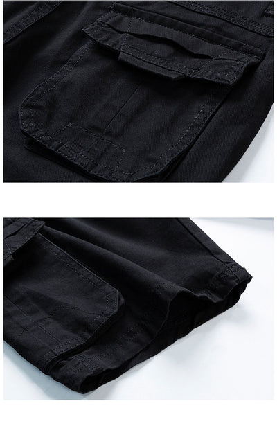 Pantalones Casuales de Algodón para Hombre - Corte Bermuda - Image 12