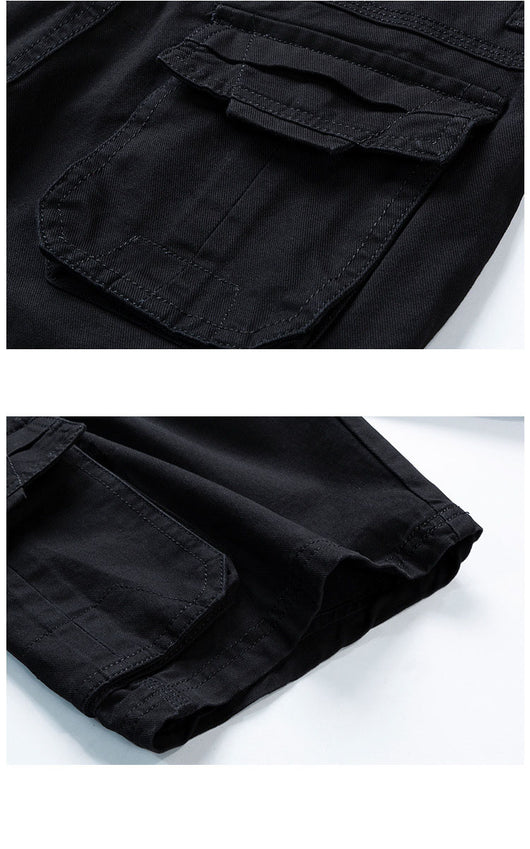 Pantalones Casuales de Algodón para Hombre - Corte Bermuda - Image 12