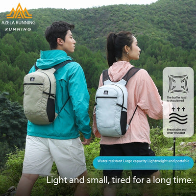 Mochila Ligera Verde Lima AZELA, Daypack de Viaje para Exteriores con Múltiples Bolsillos, Correas de Malla Transpirable, Mochila Casual Duradera para Hombres y - Image 3