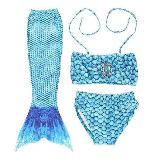 Conjunto de Bikini Cola de Sirena para Niñas - Mayoreo - Image 2