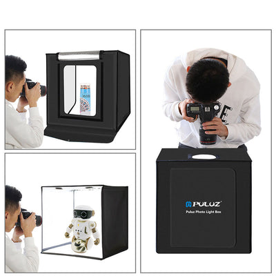 Caja de Luz LED 40CM Plegable para Fotografía Profesional con Regulador de Intensidad - Image 3