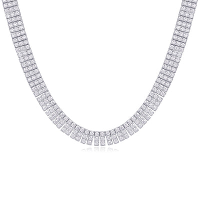 Pulsera de Plata S925 con Moissanita de Lujo - Joyería Light Luxury Plateada en Platino - Image 10