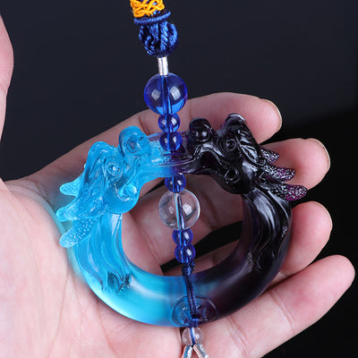Dije para Auto con Borlas de Cerámica Esmaltada - Joya Decorativa - Image 8