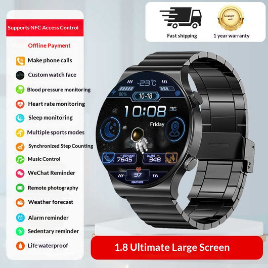 Reloj Inteligente Deportivo con Llamadas Bluetooth, Monitor de Frecuencia Cardíaca y Glucosa - Image 11