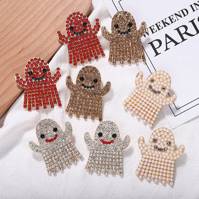 Aretes de Halloween con Cristales