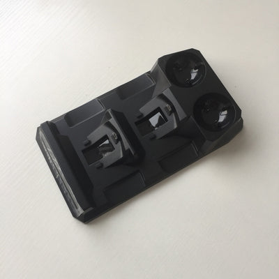 Black multifunctional charging dock for PS4 and PS Move controllers with USB cable and charging indicators. - Image 4