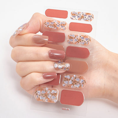 Uñas Adhesivas 3D con Efecto Láser y Bronceado - Diseño Premium - Image 35