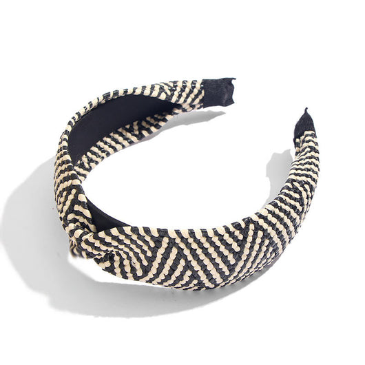 Diadema de Rafia Tejida a Mano - Natural y Elegante - Image 19