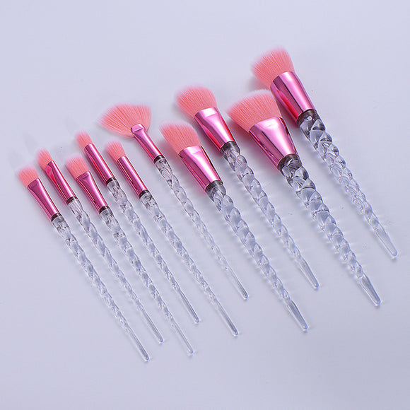Brocha de Maquillaje Espiral de Nylon Blanco