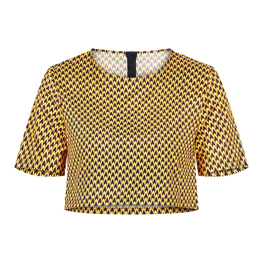 Conjunto de Blusa Casual Estampada para Mujer con Manga Corta - Image 12