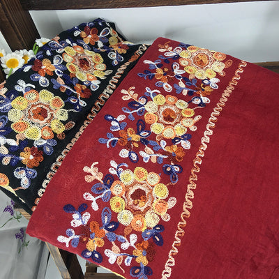 Pañuelo Bordado de Algodón y Lino - Image 17