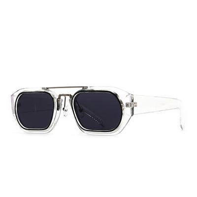 Gafas de Sol Cuadradas Retro Moderno con Marco Angosto - Image 2