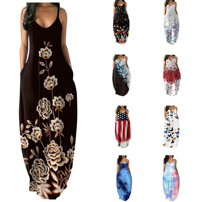 Vestido Estampado Sexy con Camisa de Manta Oversized