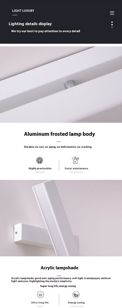 Lámpara de Pared LED Giratoria Moderna para Dormitorio y Pasillo - Image 18