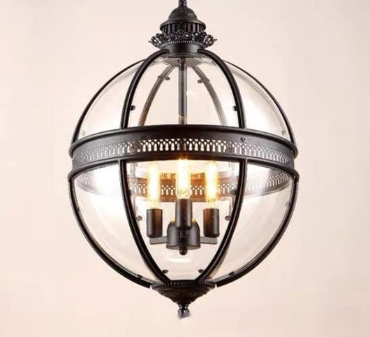 Lámpara Colgante de Cristal Estilo Industrial Retro para Hoteles y Comedores - Image 6
