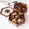 Caja de Dulces Año Nuevo Chino Madera Maciza Estilo Oriental