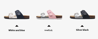Sandalias de Corcho Planas a Juego para Parejas - Estilo Ins Verano Playa Talla Grande - Image 10