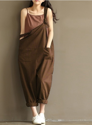 Overol de Algodón Estilo Hippie Casual - Image 3