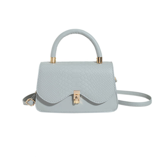 Bolso Bandolera con Patrón de Piel de Serpiente - Image 12