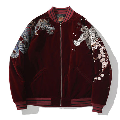 Chaqueta Acolchada de Algodón Invierno con Bordado Estilo Chino - Image 5