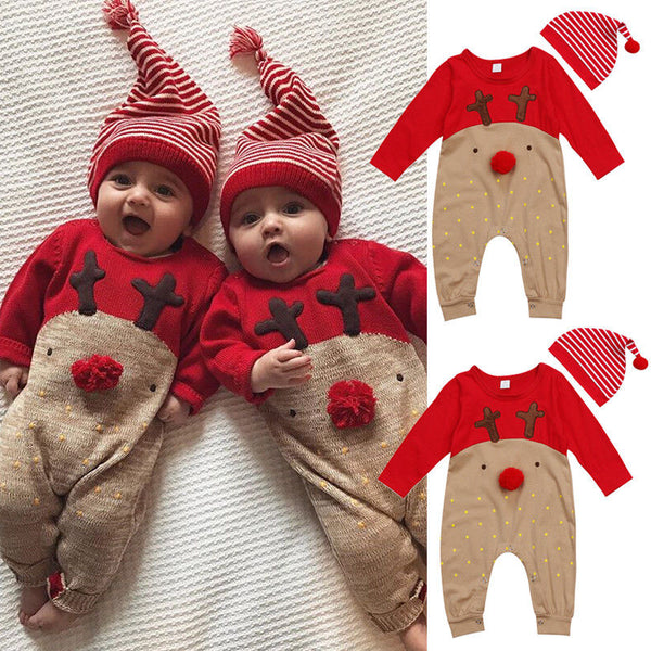 Mameluco Navideño con Diseño de Reno