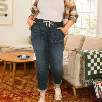 Cinturón Elástico para Pantalones Denim Mujer