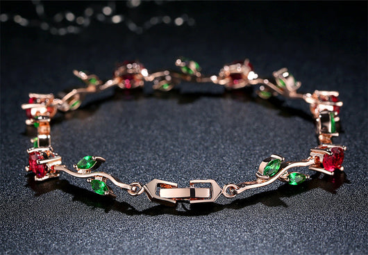 Pulsera de Cristal Chapada para Mujer - Image 4