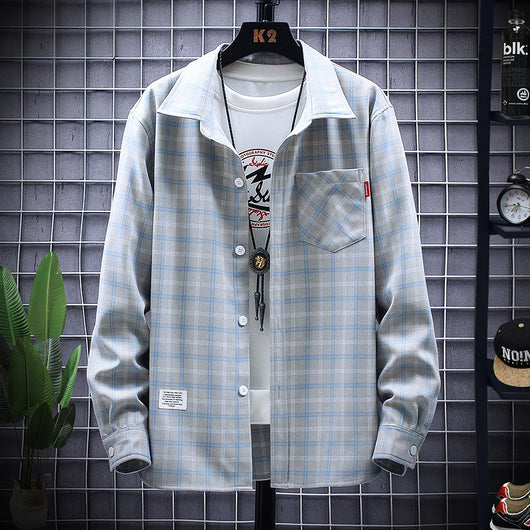 Chamarra Casual Estilo Coreano - Playera Versátil para Hombre - Image 2